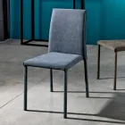 Designer stoffen eetkamerstoel gemaakt in Italië, Conny Viadurini