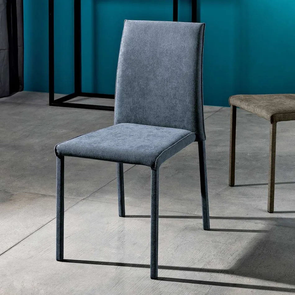 Designer stoffen eetkamerstoel gemaakt in Italië, Conny Viadurini