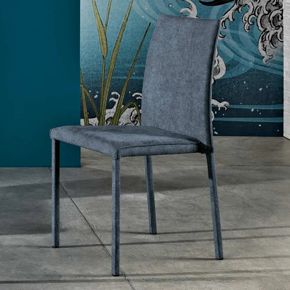 Designer stoffen eetkamerstoel gemaakt in Italië, Conny Viadurini