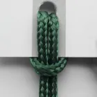 Luxe stoel met armleuningen in gebleekt beukenhout en touw Made in Italy - Nora Viadurini