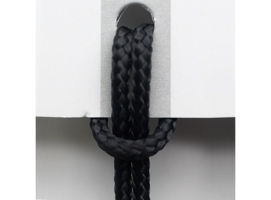 Luxe stoel met armleuningen in gebleekt beukenhout en touw Made in Italy - Nora Viadurini