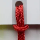 Luxe stoel met armleuningen in gebleekt beukenhout en touw Made in Italy - Nora Viadurini