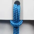 Luxe stoel met armleuningen in gebleekt beukenhout en touw Made in Italy - Nora Viadurini