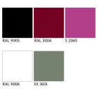 Luxe stoffen stoel met metalen onderstel, gemaakt in Italië, 2 stuks - Alaska Viadurini