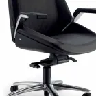 Executive stoel in koeienhuid Ada Angelo Pinaffo &amp; Gorgi Viadurini