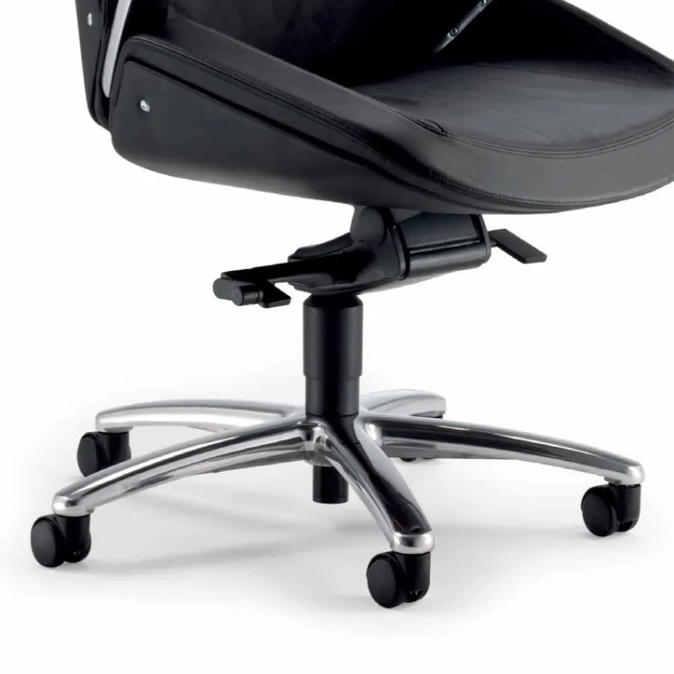 Executive stoel in koeienhuid Ada Angelo Pinaffo &amp; Gorgi Viadurini