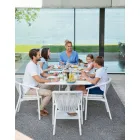 Stapelbare tuinstoel met gepolsterde armleuningen H 73 cm - Smart van Varaschin Viadurini