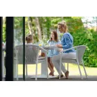 Stapelbare tuinstoel met gepolsterde armleuningen H 73 cm - Smart van Varaschin Viadurini