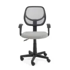 Draaibare bureaustoel in nylon en mesh-stof in 3 kleuren - Rasha Viadurini