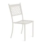 Stapelbare buitenstoel van gegalvaniseerd staal Made in Italy 4 stuks - Celia Viadurini