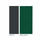 Stapelbare ijzeren buitenstoel met kussen Made in Italy 2 stuks - Allegra Viadurini