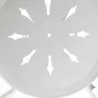 Stapelbare tuinstoel van metaal, gemaakt in Italië, 2 stuks - Authority Viadurini