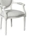 Beukenhouten stoel opgevuld met schuimrubber Made in Italy - Occhio Viadurini