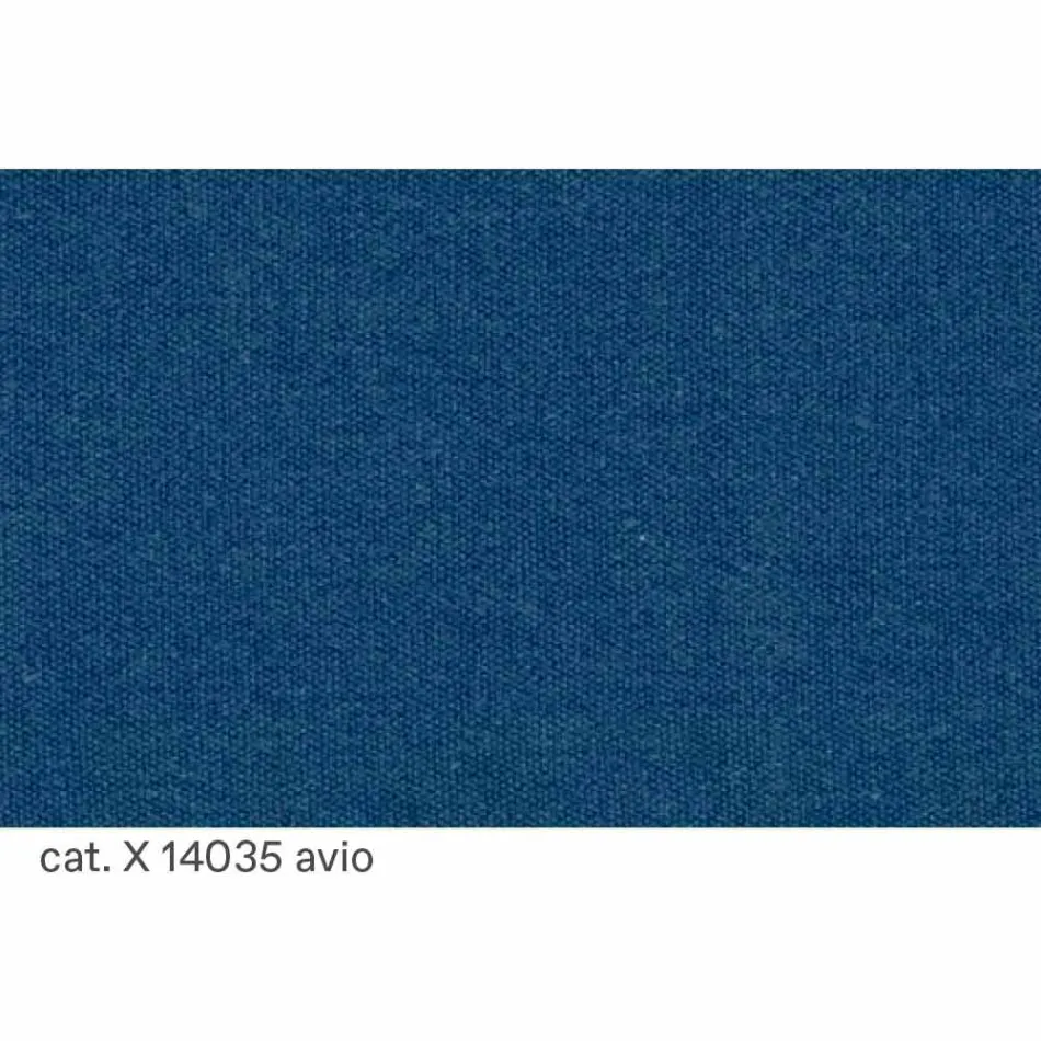 Stoel in zwart geverfd essenhout met zitting in katoen Made in Italy - Merapio Viadurini