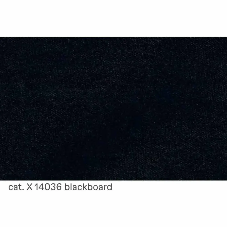 Stoel in zwart geverfd essenhout met zitting in katoen Made in Italy - Merapio Viadurini