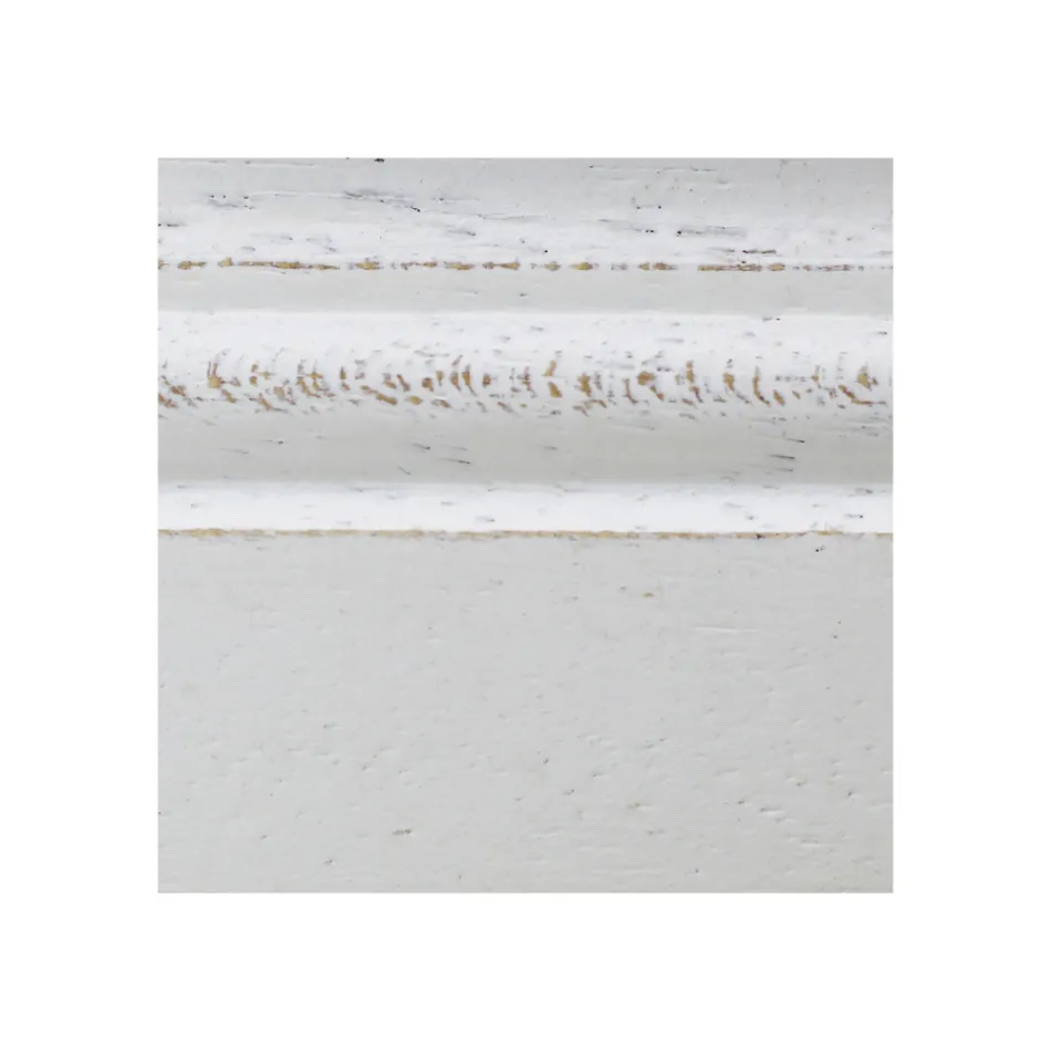 Stoel van wit verzameld hout en Juma Beige stof Made in Italy - Diamante Viadurini