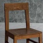 Stoel in Masello beukenhouten keukenontwerp Made in Italy - Sofia Viadurini