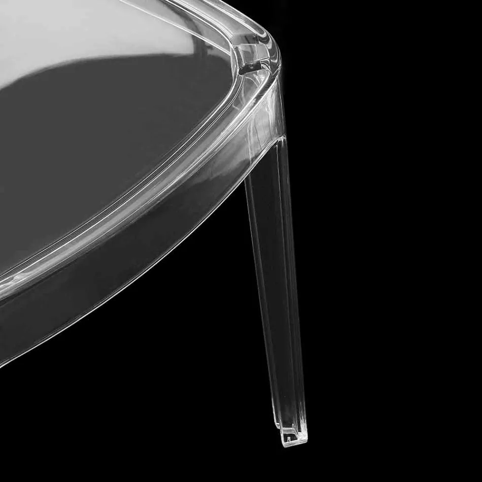 Stoel van transparant polycarbonaat, modern design - Yanis Viadurini