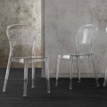 Moderne design transparante polycarbonaat stoel - Yanis