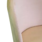 Fluwelen stoel en metalen frame in verschillende afwerkingen - Penna Viadurini