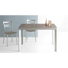 Living Design Chair in metaal en meerlagig hout Made in Italy - Go Viadurini