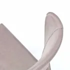 Moderne woonstoel volledig bekleed met imitatieleder, Accadia, 4 stukken Viadurini