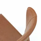 Moderne woonstoel volledig bekleed met imitatieleder, Accadia, 4 stukken Viadurini