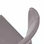 Moderne woonstoel volledig bekleed met imitatieleder, Accadia, 4 stukken Viadurini