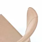 Moderne woonstoel volledig bekleed met imitatieleder, Accadia, 4 stukken Viadurini