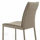 Moderne gewatteerde en gestoffeerde woonstoel, gemaakt in Italië – Monnalisa Viadurini