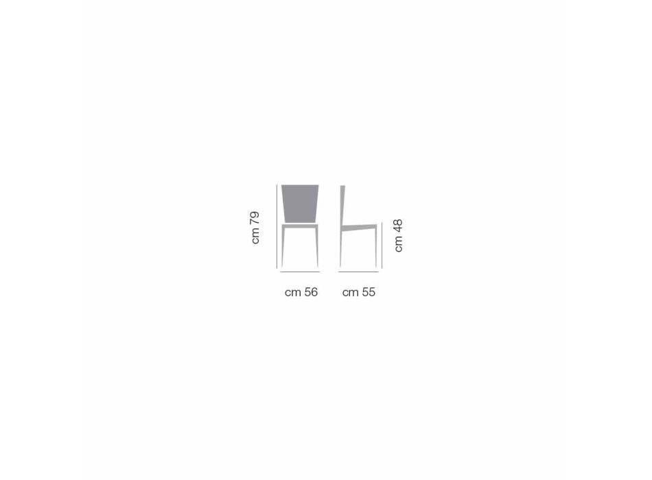 Moderne stoel met essen onderstel en stoffen of lederen zitting – Tagata Viadurini
