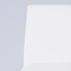 Moderne woonkamerstoel van ecoleer en metaal, gemaakt in Italië - Reka Viadurini