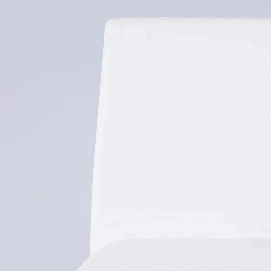 Moderne woonkamerstoel van ecoleer en metaal, gemaakt in Italië - Reka Viadurini