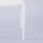 Moderne woonkamerstoel van ecoleer en metaal, gemaakt in Italië - Reka Viadurini