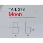 Moon moderne eco-lederen stoel Viadurini