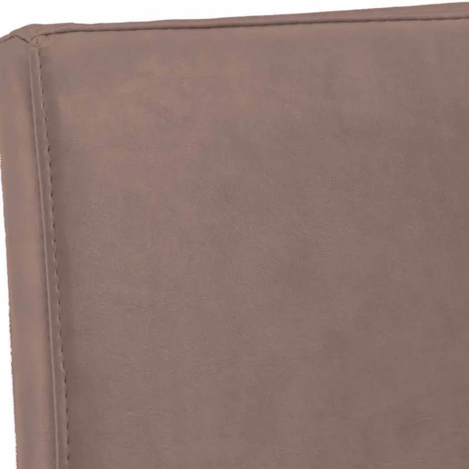 Moderne stoel in leer of kunstleer voor eetkamer of Maha-keuken Viadurini