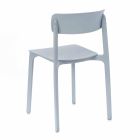 Moderne stoel in gekleurd polypropyleen stapelbaar, 4 stuks - Tierra Viadurini