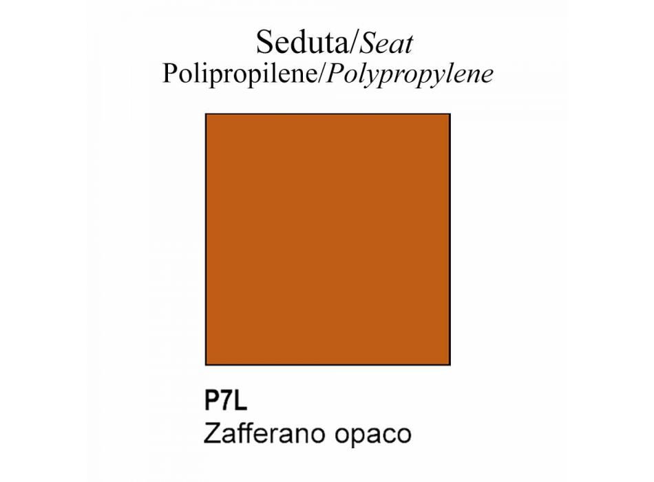 Moderne stoel in gerecycled polypropyleen Made in Italy, 2 stuks - Connubia Tuka Viadurini