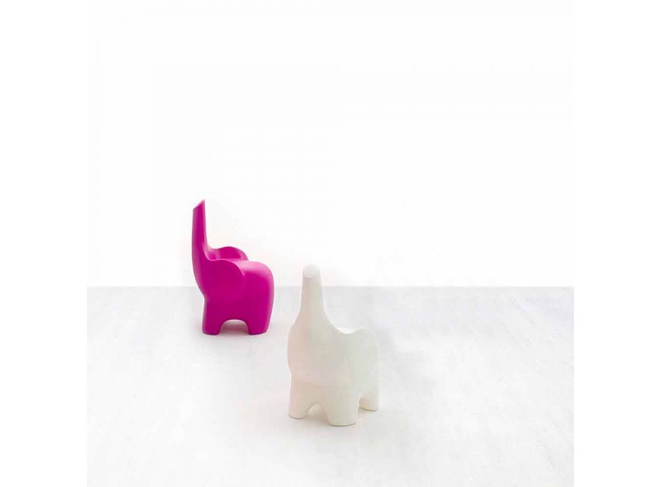Modern design olifant stoel voor kinderen, 4 gekleurde stukken - Tino van Myyour Viadurini