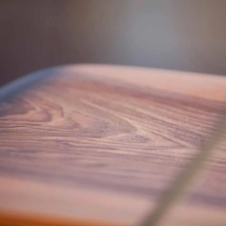 Handgemaakte eetkamerstoel van hout en staal Made in Italy - Valencia Viadurini