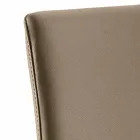 Abbie kunstlederen design eetkamerstoel, made in Italy Viadurini