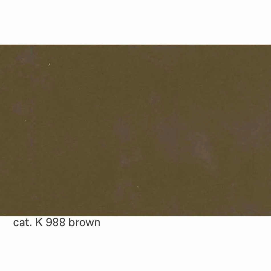 Eetkamerstoel in verchroomd staal en leer Made in Italy - Beniamino Viadurini