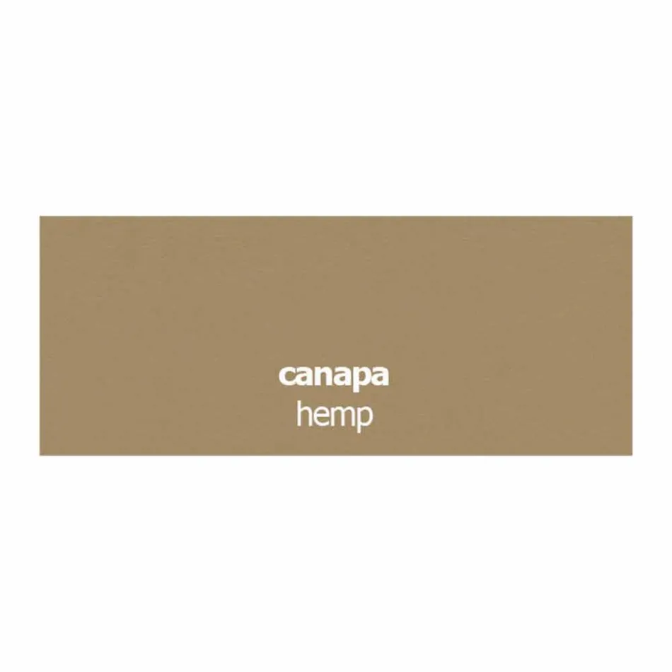 Eetkamerstoel van ecoleer en metaal gemaakt in Italië, 2 stuks - selenium Viadurini