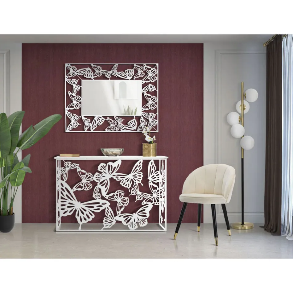 Eetkamerstoel in hout met zitting bedekt met stof - Latina Viadurini