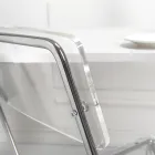 Eetkamerstoel van plexiglas Made in Italy 2 stuks - Charlotte Viadurini