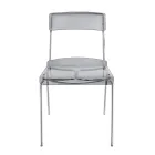 Eetkamerstoel van plexiglas Made in Italy 2 stuks - Charlotte Viadurini