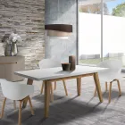 Eetkamerstoel in polypropyleen en metaal 4 stuks - Severina Viadurini