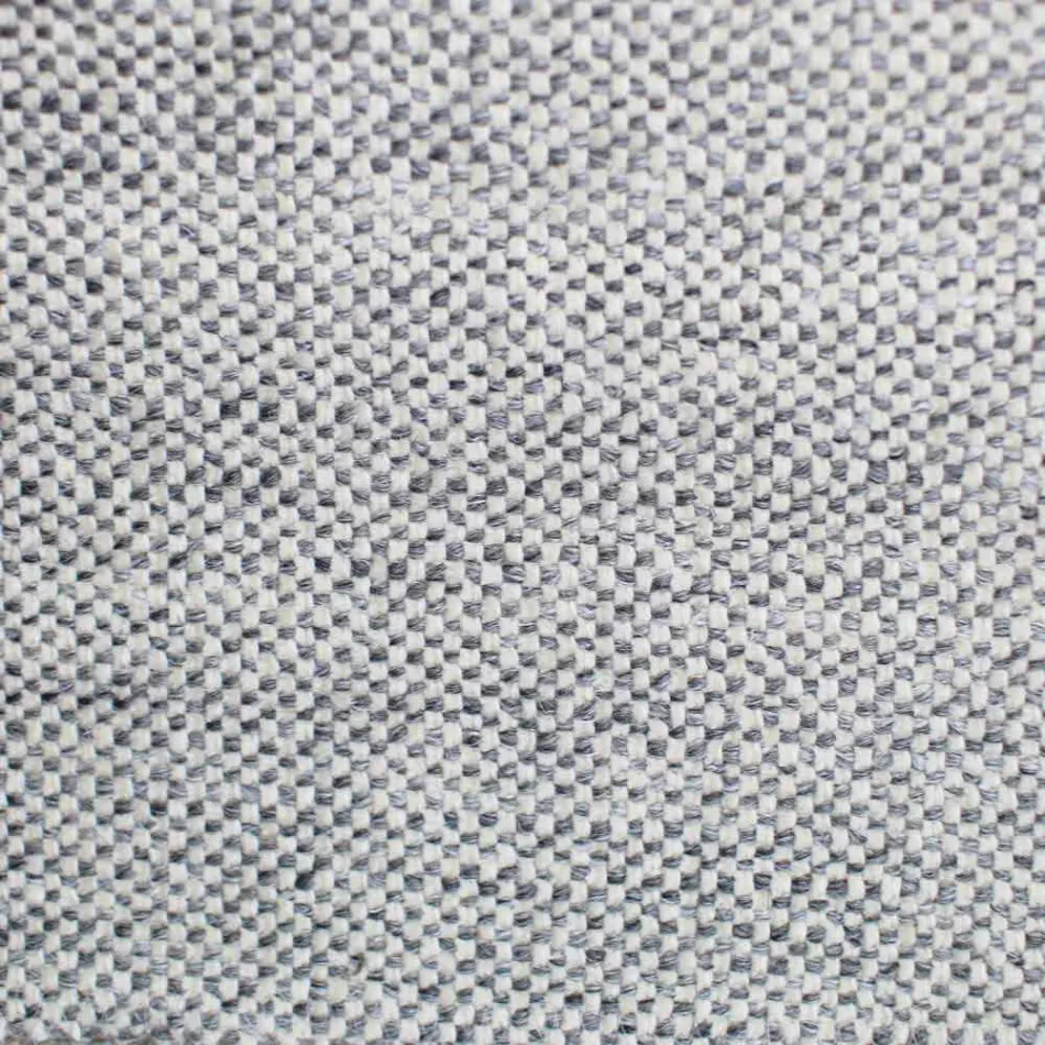 Eetkamerstoel in stof met houten onderstel Made in Italy - kokosnoot Viadurini