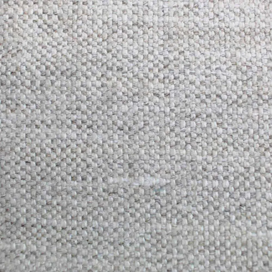 Eetkamerstoel in stof met houten onderstel Made in Italy - kokosnoot Viadurini