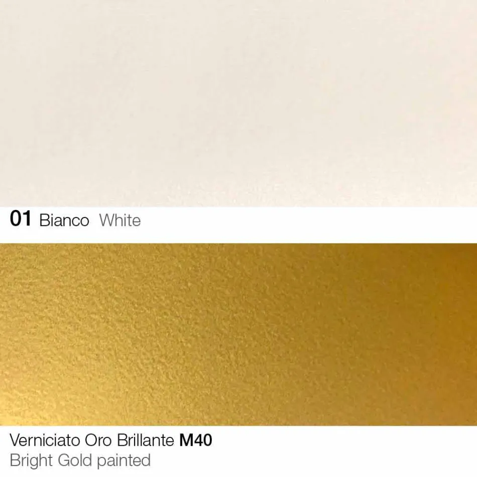 Stoffen eetkamerstoel met gouden poten Made in Italy - Marchesi Viadurini